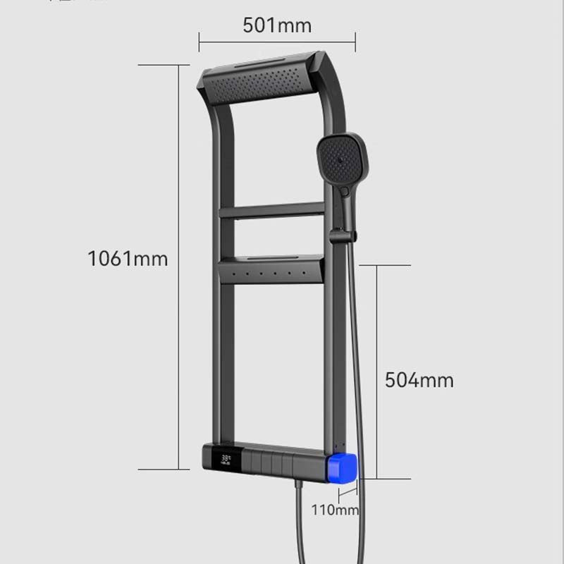 Boelon Digital Shower Set with Storage and Multi-Function Spray