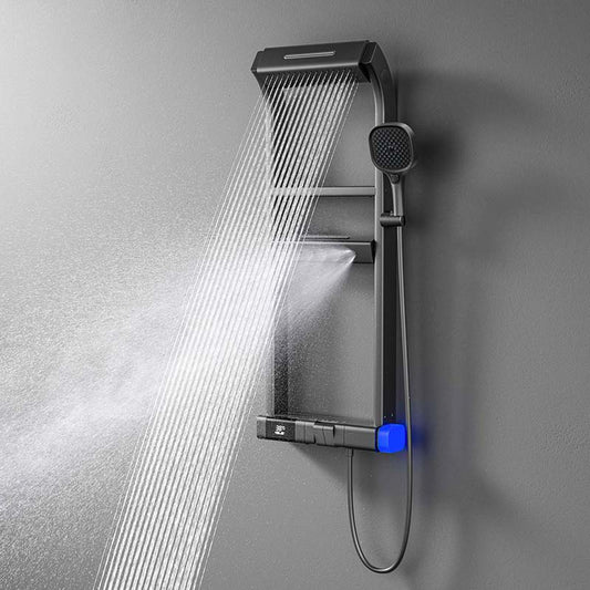 Boelon Digital Shower Set with Storage and Multi-Function Spray