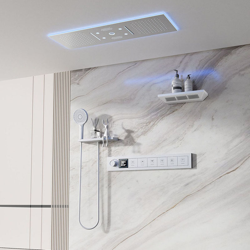 Boelon Luxury Bluetooth Concealed Shower System with LED Lights and Digital Display