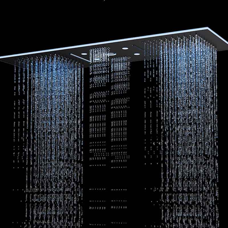 Boelon Luxury Bluetooth Concealed Shower System with LED Lights and Digital Display