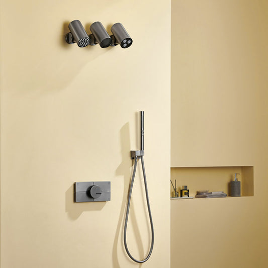 Boelon Modern Concealed Brass Rainfall Shower System