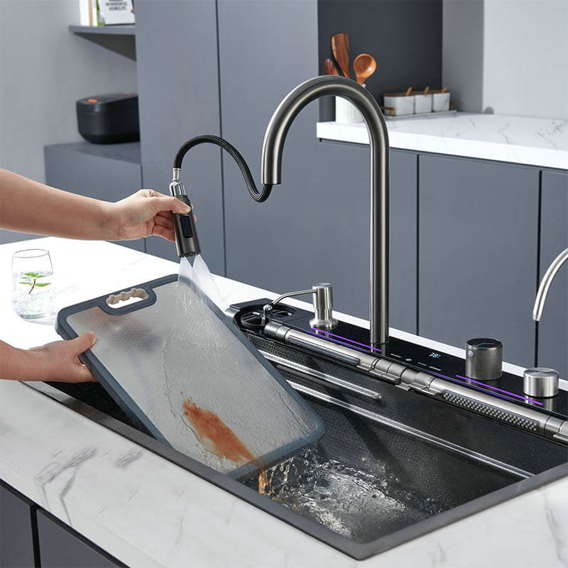 Boelon Multifunctional Waterfall Kitchen Sink