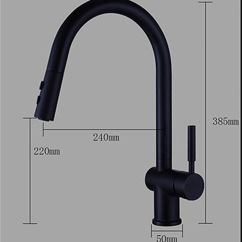 Boelon Pull-Down Rotating Kitchen Faucet