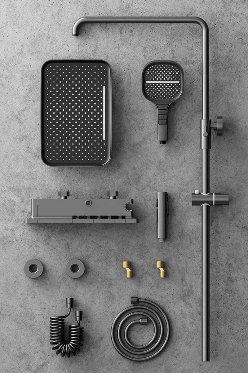 Boelon Stylish Shower System with LED Display