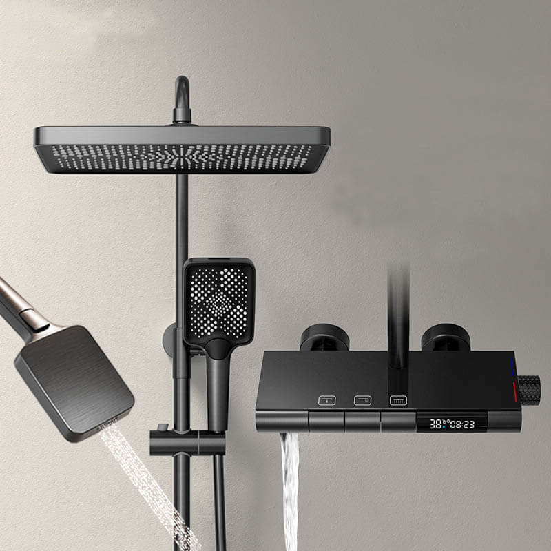 Boelon Thermostatic Shower System with Three Functions