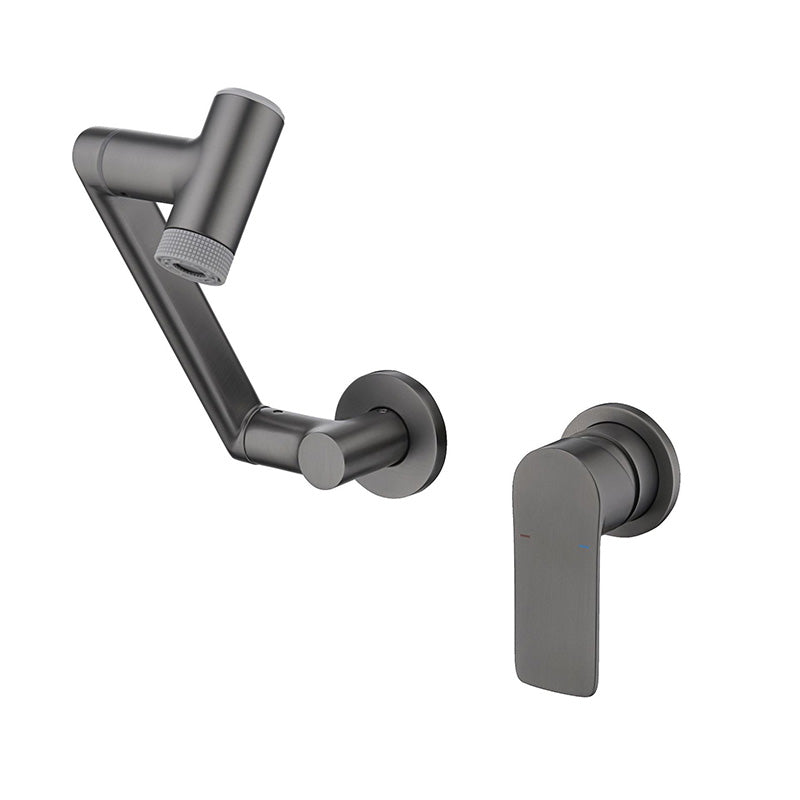 Boelon Brass Flexible-Arm Wall-Mounted Basin Faucet