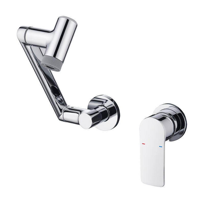 Boelon Brass Flexible-Arm Wall-Mounted Basin Faucet