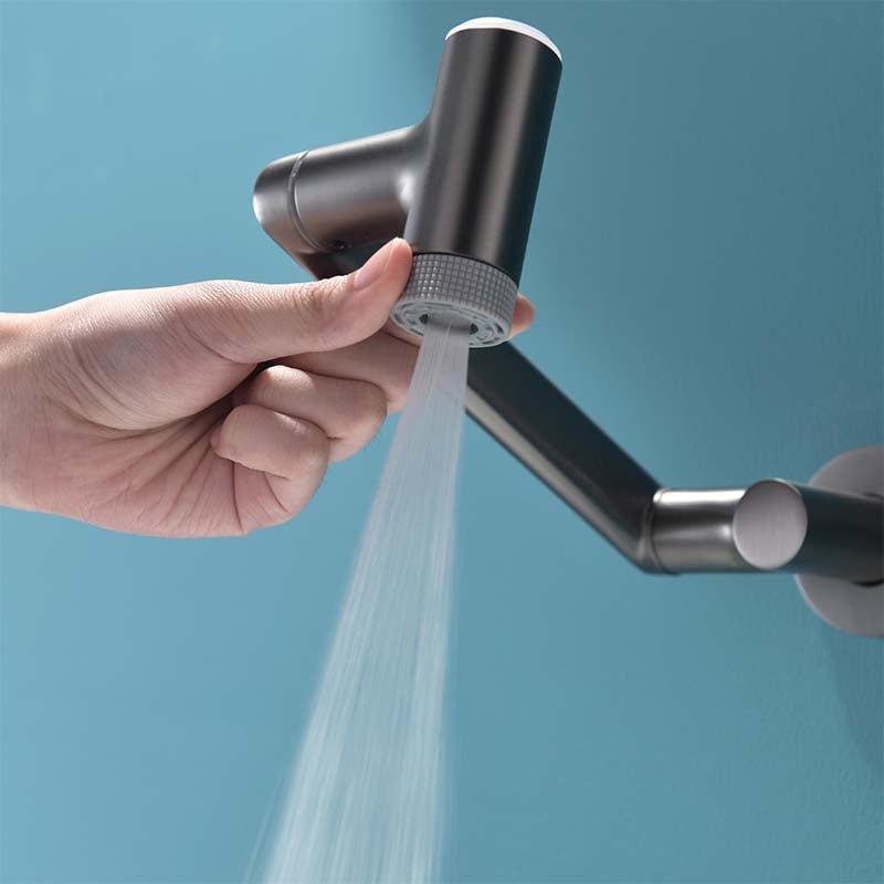 Boelon Brass Flexible-Arm Wall-Mounted Basin Faucet