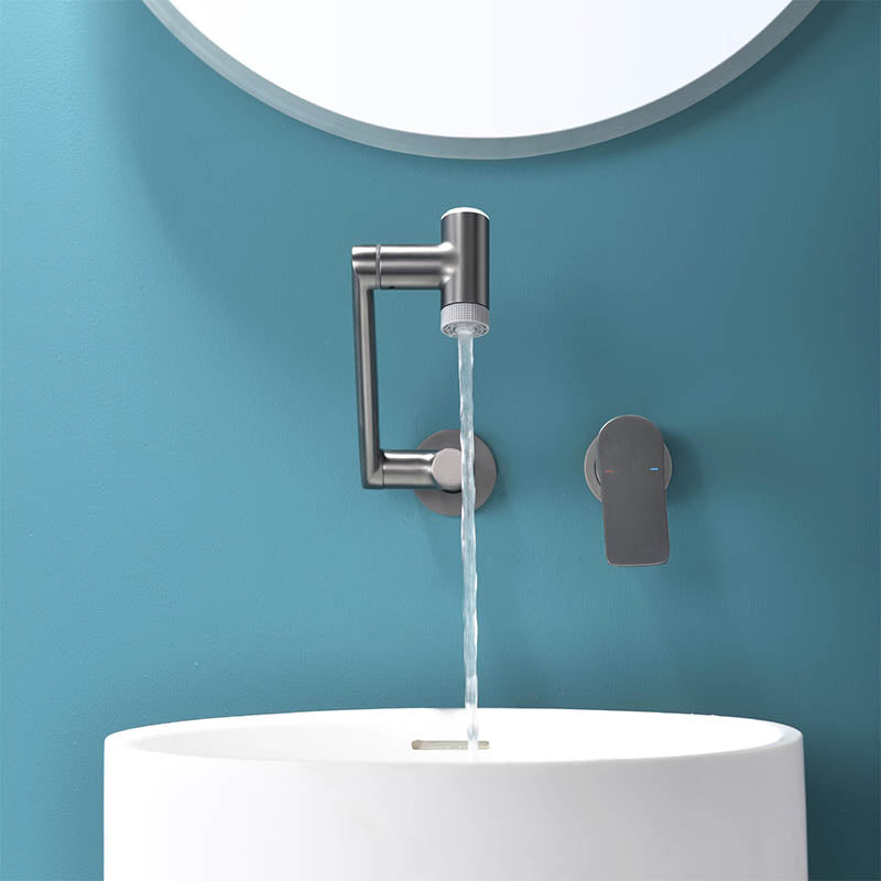 Boelon Brass Flexible-Arm Wall-Mounted Basin Faucet
