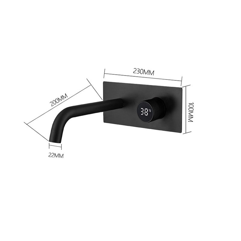 Boelon Concealed In-Wall Basin Faucet with Digital Display
