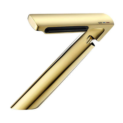 Boelon Creative Z-Style Bathroom Sink Faucet with Hot and Cold Waterfall Flow