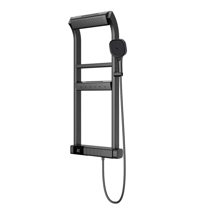 Boelon Digital Shower Set with Storage and Multi-Function Spray