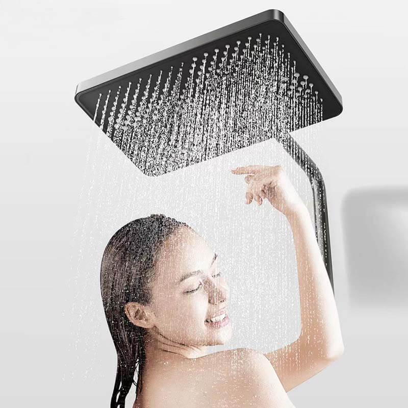 Boelon Elegant Shower System with Piano Key Design and Led Atmosphere Light