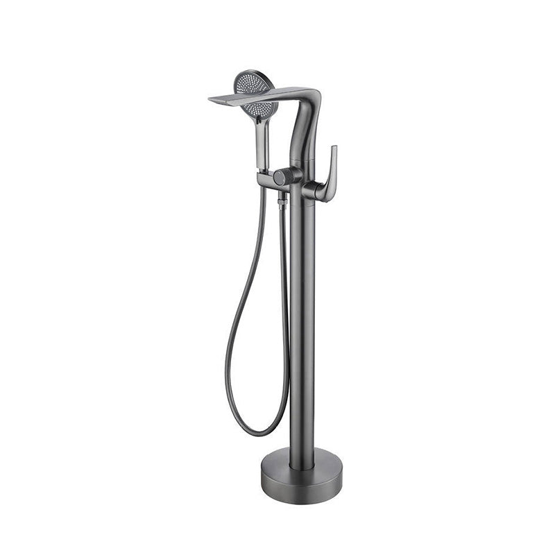 Boelon Floor-Mounted Rainfall Bathtub Shower Faucet