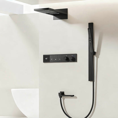 Boelon Luxury Concealed Shower System with Solid Brass Body and Enhanced Water Flow