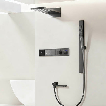 Boelon Luxury Concealed Shower System with Solid Brass Body and Enhanced Water Flow