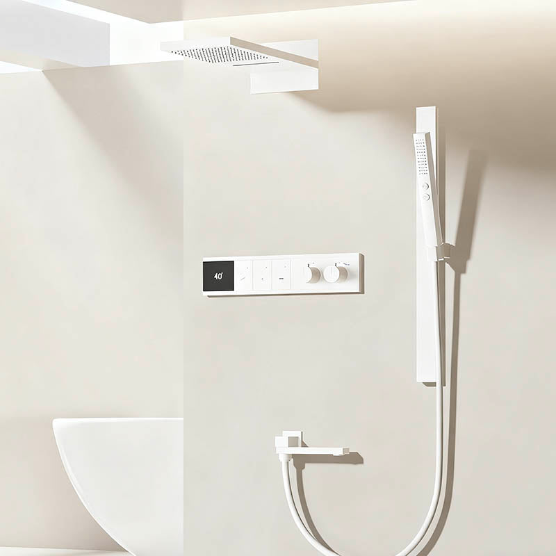 Boelon Luxury Concealed Shower System with Solid Brass Body and Enhanced Water Flow