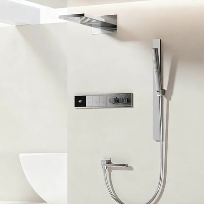 Boelon Luxury Concealed Shower System with Solid Brass Body and Enhanced Water Flow