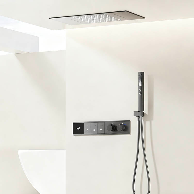 Boelon Luxury Concealed Shower System with Solid Brass Body and Enhanced Water Flow