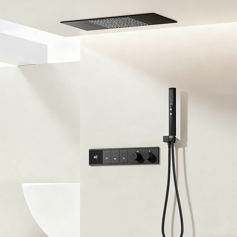 Boelon Luxury Concealed Shower System with Solid Brass Body and Enhanced Water Flow