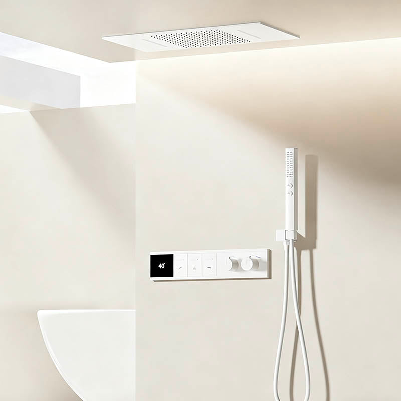 Boelon Luxury Concealed Shower System with Solid Brass Body and Enhanced Water Flow