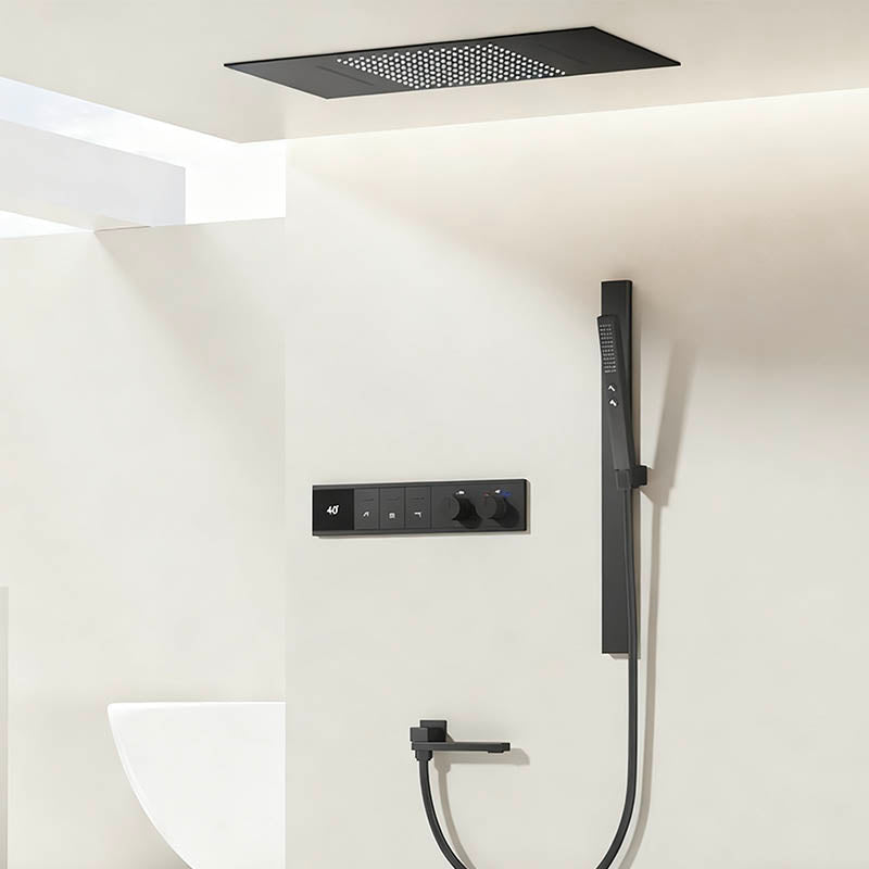 Boelon Luxury Concealed Shower System with Solid Brass Body and Enhanced Water Flow