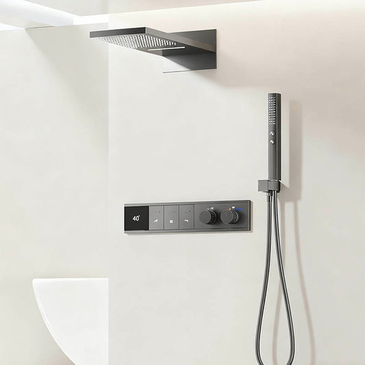 Boelon Luxury Concealed Shower System with Solid Brass Body and Enhanced Water Flow