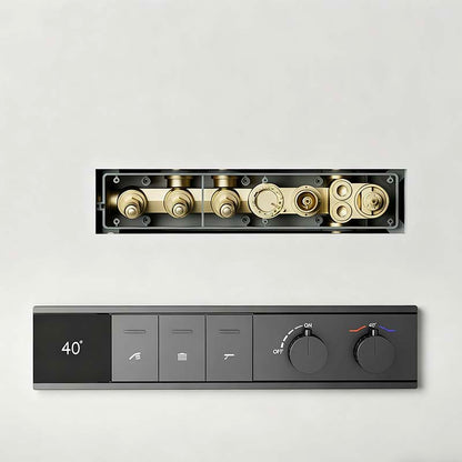 Boelon Luxury Concealed Shower System with Solid Brass Body and Enhanced Water Flow
