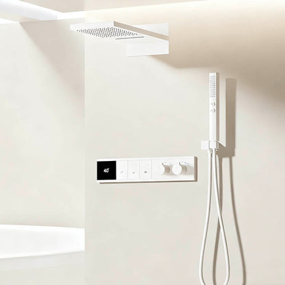 Boelon Luxury Concealed Shower System with Solid Brass Body and Enhanced Water Flow