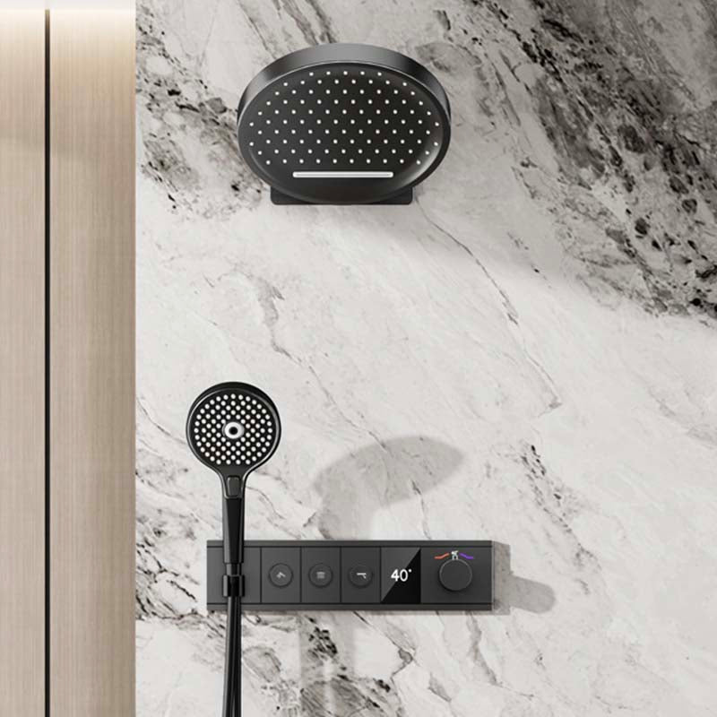 Boelon Modern Built-in Shower System with LED Temperature Display