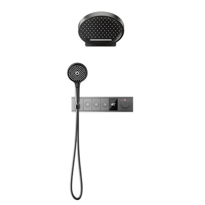 Boelon Modern Built-in Shower System with LED Temperature Display