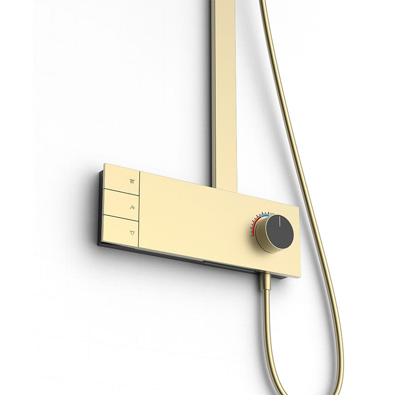 Boelon Modern Rain Shower System with Handheld Spray