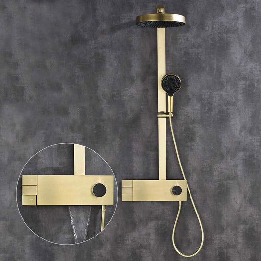 Boelon Modern Rain Shower System with Handheld Spray
