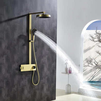 Boelon Modern Rain Shower System with Handheld Spray