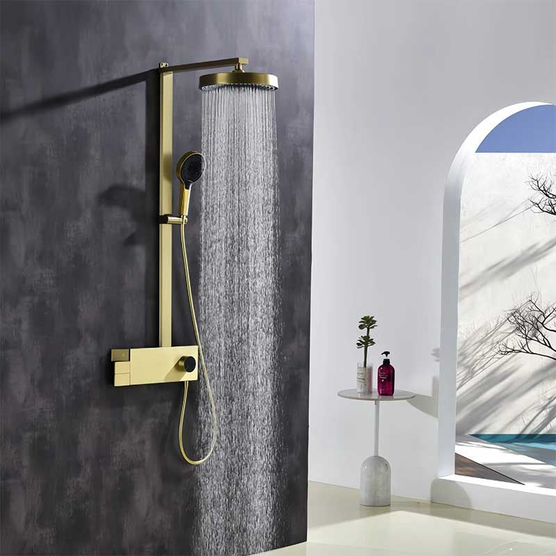 Boelon Modern Rain Shower System with Handheld Spray