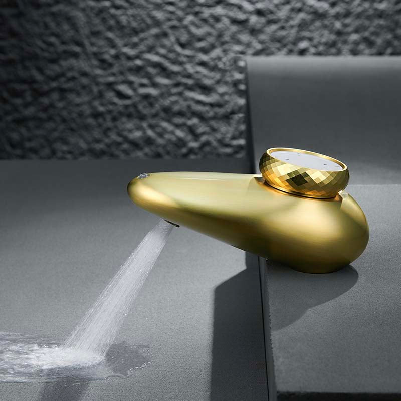 Boelon Pebble Design Solid Brass Bathroom Basin Faucet