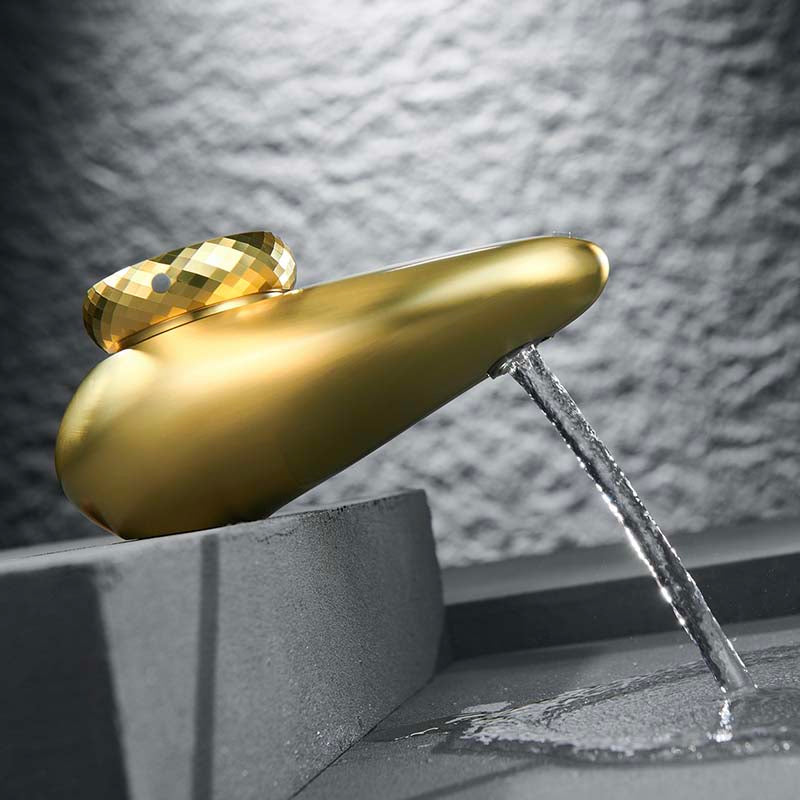 Boelon Pebble Design Solid Brass Bathroom Basin Faucet