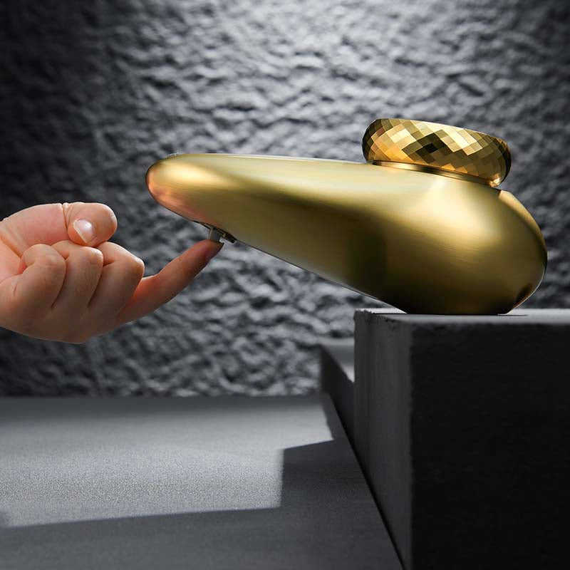 Boelon Pebble Design Solid Brass Bathroom Basin Faucet