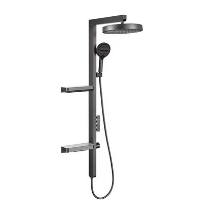 Boelon Premium Digital Display Shower Set with Dual-Layer Shelf