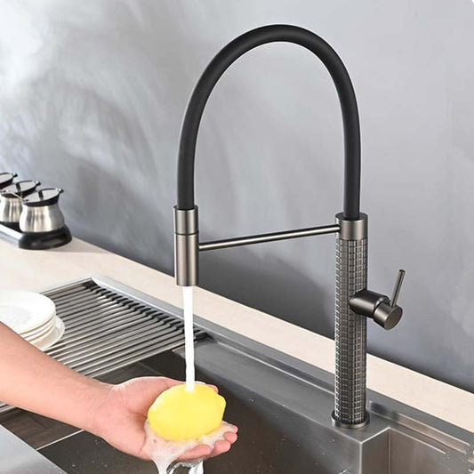 Boelon Pull-Down Kitchen Faucet with U-Shaped Silicone Hose