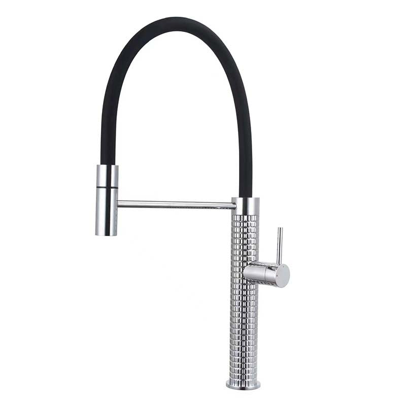 Boelon Pull-Down Kitchen Faucet with U-Shaped Silicone Hose