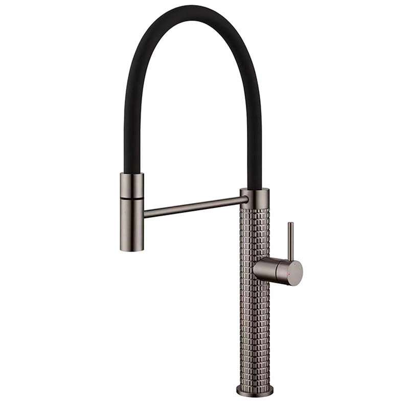 Boelon Pull-Down Kitchen Faucet with U-Shaped Silicone Hose