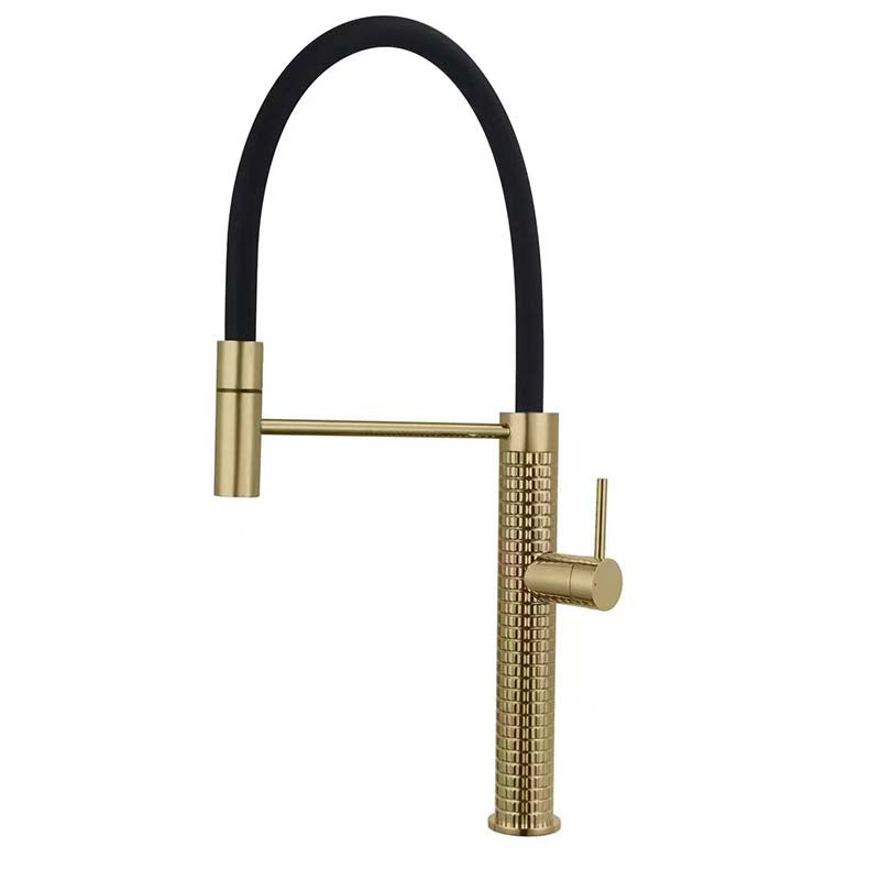 Boelon Pull-Down Kitchen Faucet with U-Shaped Silicone Hose