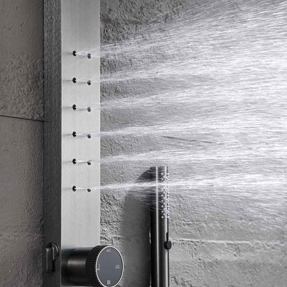 Boelon Rainfall Shower System with Body Spray and Hand Shower