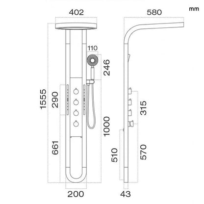 Boelon Ring Digital Shower System