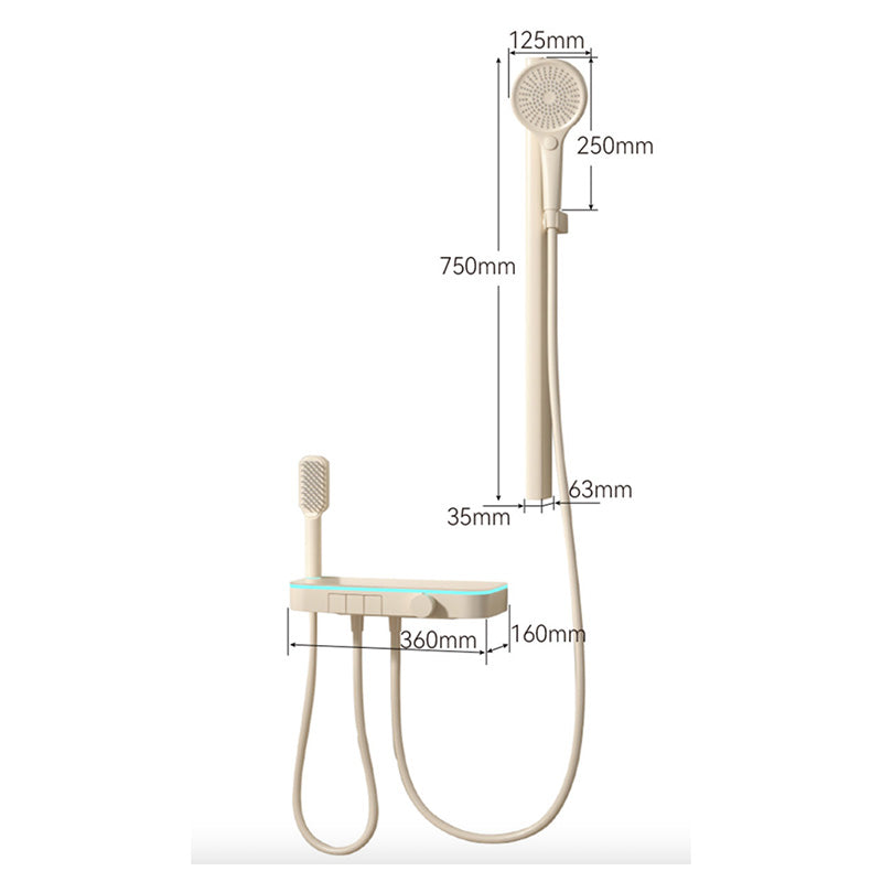 Boelon Shower System with Liquid Silicone Brush