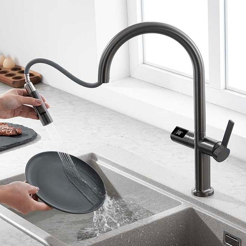 Boelon Smart Sensor Pull-Down Kitchen Faucet