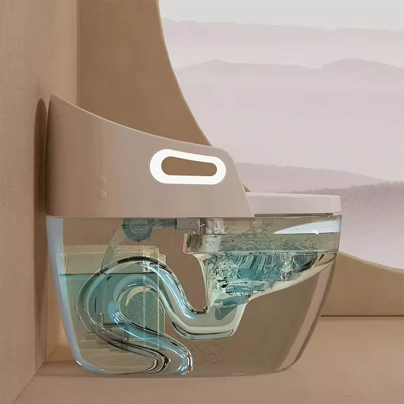 Boelon Smart Toilet with Automatic Sensor Flush and Safety Handrail Design