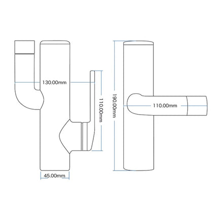 Boelon Solid Brass Digital Display Swivel Basin Faucet