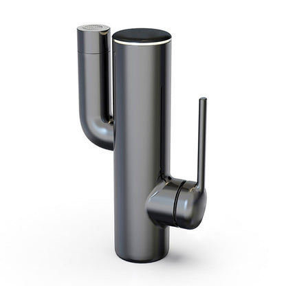 Boelon Solid Brass Digital Display Swivel Basin Faucet